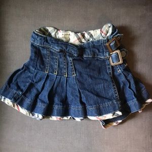 Burberry Jean skirt size 4 girls